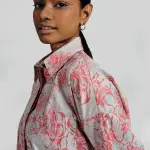 Miranda Top Wau in Hot Coral